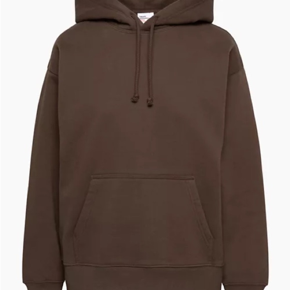 Aritzia Brown Extra Fleece Boyfriend Hoodie